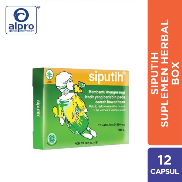 Siputih Herbal Kewanitaan 550Mg 12S